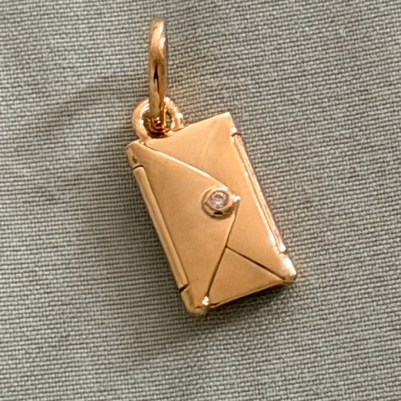 Authentic Engravable & Openable Envelope Dangle Charm - Picture 3 of 6